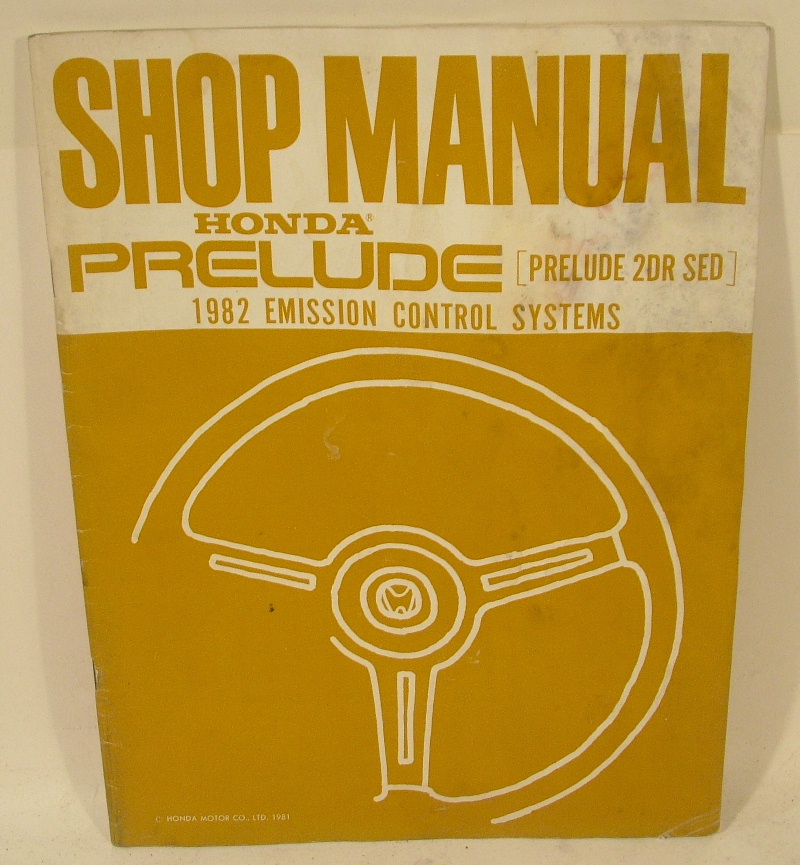 Honda Prelude 1982 Shop Manual - Emission Control Systems
