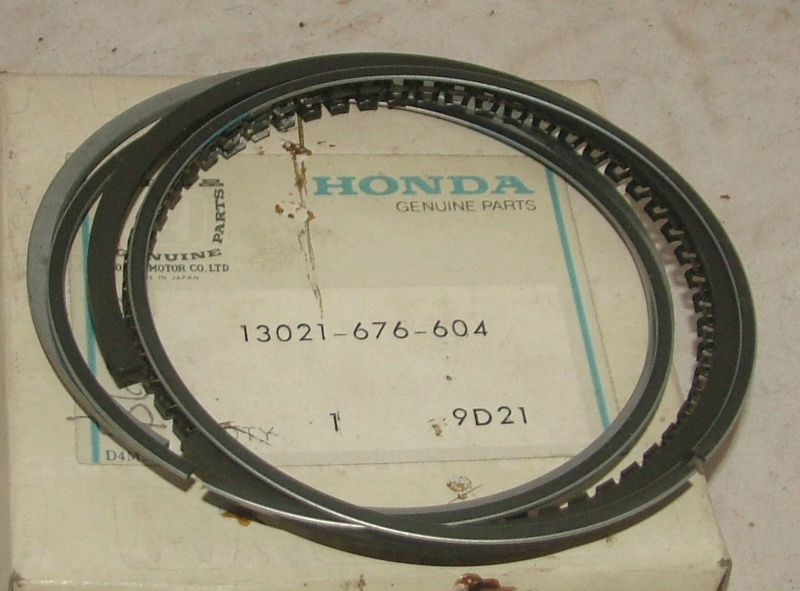 Accord 1-79-83 Prelude 1979-82 Piston Ring Set 0.25mm oversize - NOS