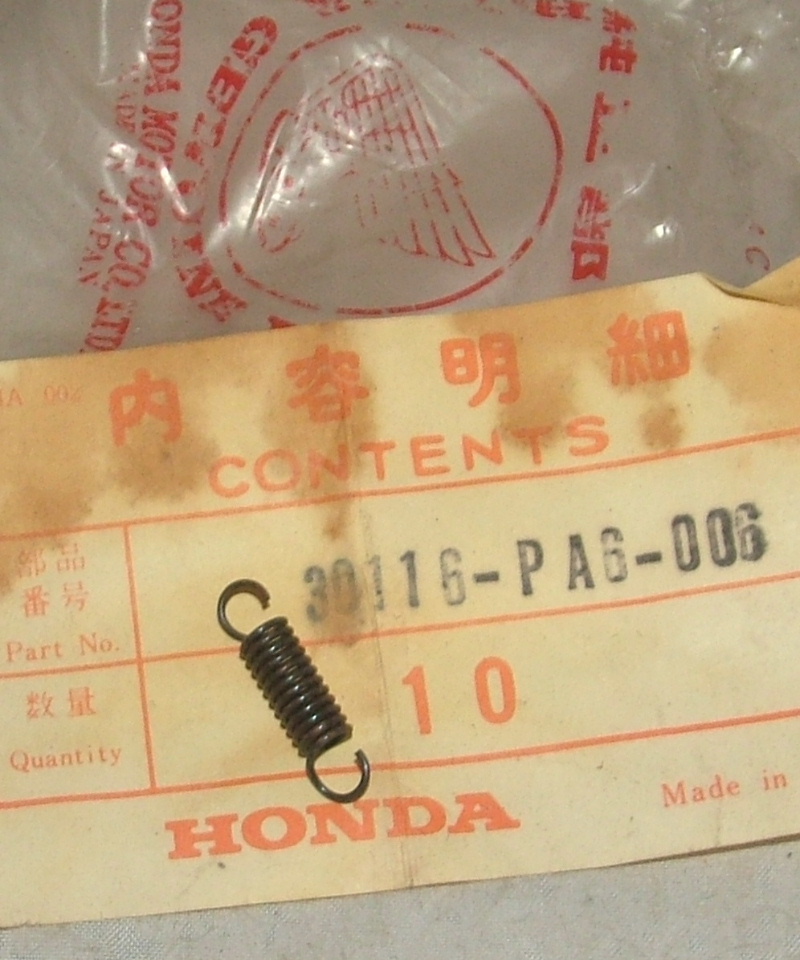 Accord 1982-83 Prelude 1979-82 Distributor Governor Spring - NOS
