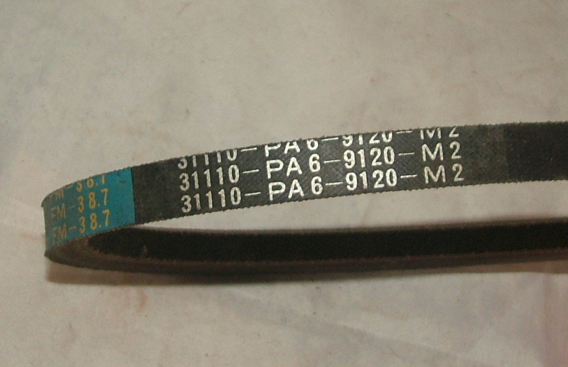 Civic 1981-83 Prelude 1979-82 Alternator Belt - NOS