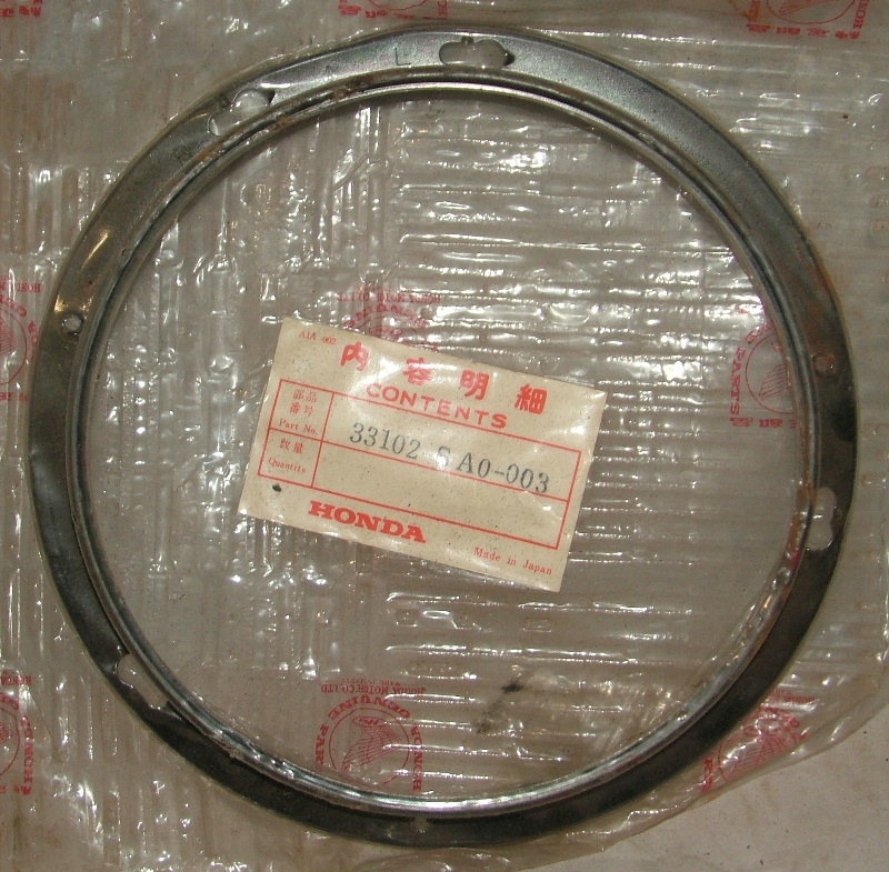 Civic 1980 Headlight Retaining Ring - NOS
