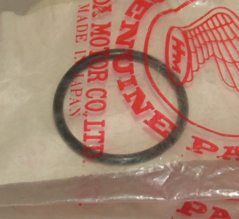 Accord 1986-89 Civic 1988-89 Prelude 1985-89 Brake Master Cylinder O-Ring, Connector - NOS