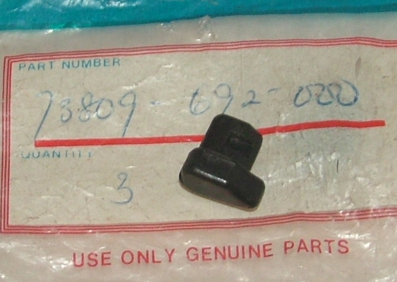 Prelude 1979-82 Cap, L Quarter Window Molding-End (upper) - NOS